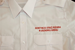 Haft na koszuli stra�ackiej